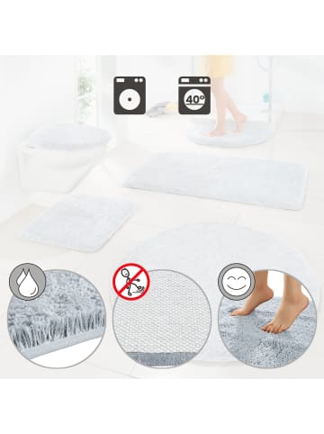 Erwin Müller 2-tlg. Stand-WC-Set Rhodos in silber