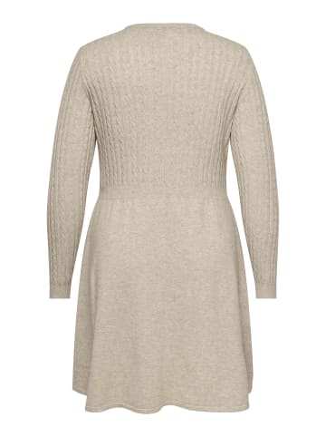 ONLY Carmakoma Strickkleid in Weathered Teak