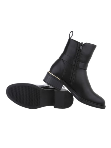 Ital-Design Stiefelette in Schwarz