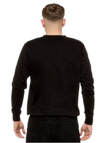 Cotton Prime® Sweatshirt Berge Pulsschlag Berge in Schwarz