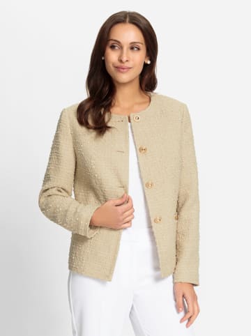 WITT WEIDEN Bouclé-Blazer in sand