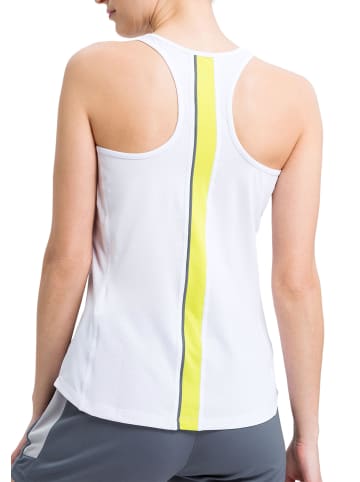 erima Squad Tanktop in weiss/slate grey/bio lime