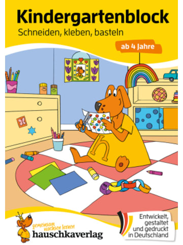 Hauschka Buch - Kindergartenblock ab 4 Jahre - Schneiden, kleben, basteln