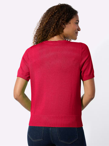 WITT WEIDEN Kurzarm-Pullover in rot