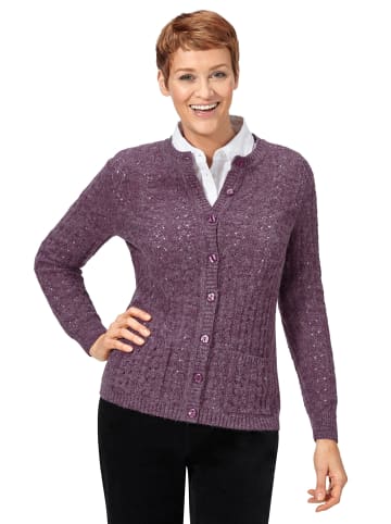 WITT WEIDEN Strickjacke in violett-meliert