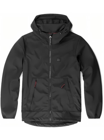 Vintage Industries Softshelljacke in Schwarz