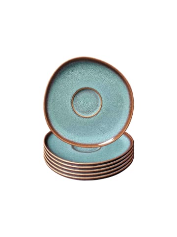 like. by Villeroy & Boch 6er Set Kaffeeuntertassen Lave in Glacé ø 15,2 cm