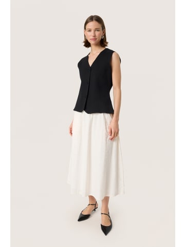 Soaked in Luxury Weste SLHaven Gerade Passform in Black