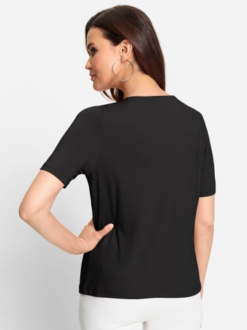 WITT WEIDEN Kurzarmshirt in schwarz