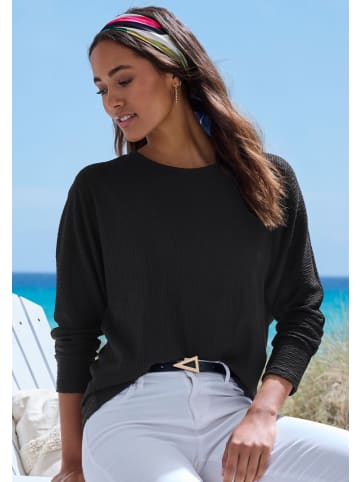 Vivance by Lascana Langarmshirt in creme, schwarz