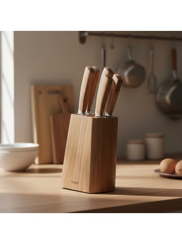 Kuppels 5-tlg. Messerblock WOOD in holz