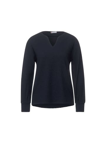 Street One Langarmshirt in mighty blue