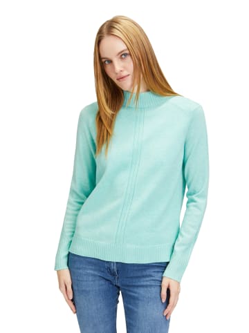 Betty Barclay Feinstrickpullover mit Rippenstruktur in Bright Green Melange