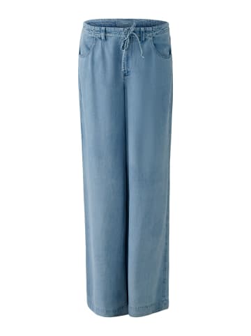 Oui Hose THE PALAZZO in darkblue denim