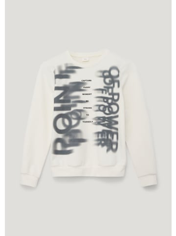 s.Oliver Sweatshirt langarm in Creme