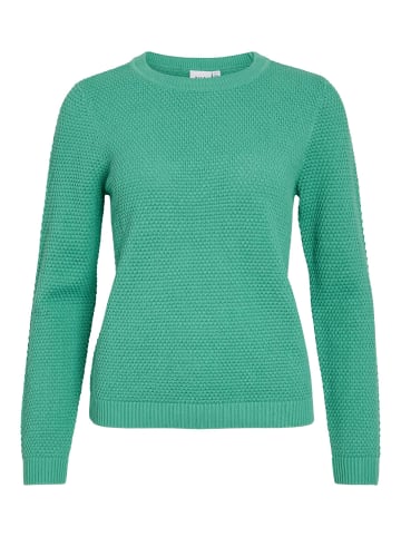 Vila Strickpullover in Winter Green