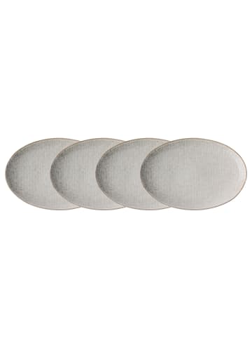 Butlers Dinnerteller HENLEY 4er-Set in Grau