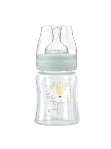 Kikkaboo Baby Glasflasche 120 ml in grün