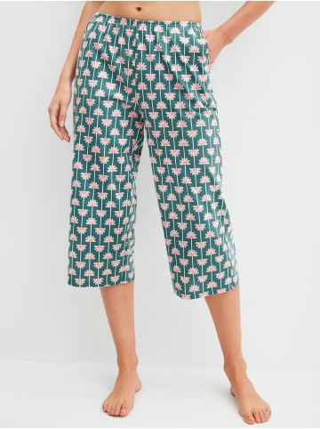 Calida 3/4-Pyjamahose in north sea green