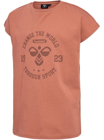 Hummel T-Shirt Hmlmalin Mädchen in CHUTNEY
