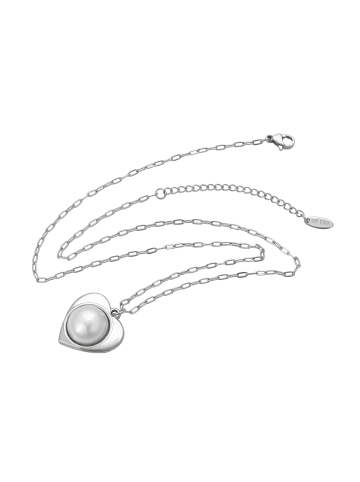 grassland Women Necklace in Silver White