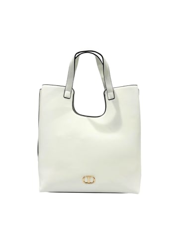 Twinset Weiß PU Damen Handtasche