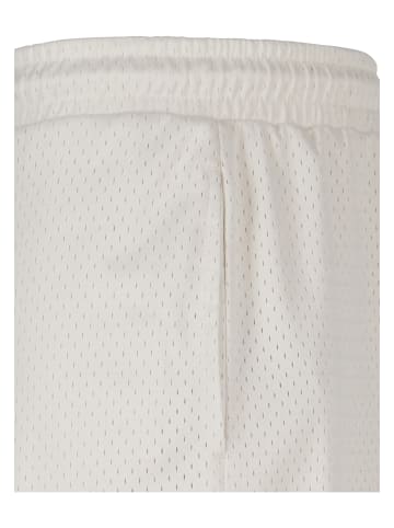 FUBU Mesh Shorts in creme/black