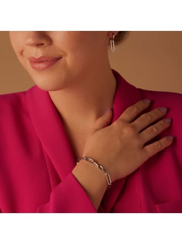 Lucardi 925 Silber Armband  Oval