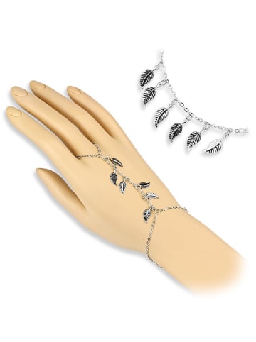 Bungsa Handkette in Silber