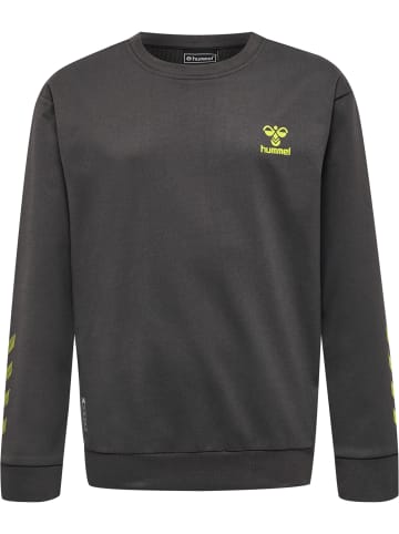 Hummel Sweatshirt Hmloffgrid Cotton Sweatshirt Kids in FORGED IRON/DARK CITRON