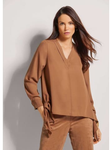 MADELEINE Tunika in modischer Kurzform in cognac