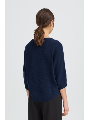 Fransa Strickpullover halbarm FRSINJA Loose fit in Navy Blazer