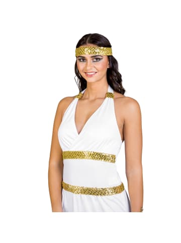 tectake Langes, edles Kleid, weiß