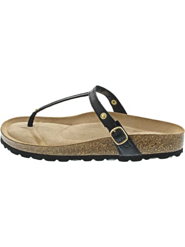 Hey Marly Casual Cork Black TS Zehentrenner Schwarz