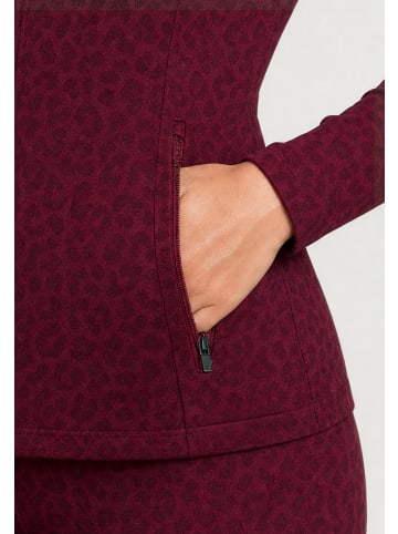SMILODOX LEO Jacke Velvara in Rot Leo
