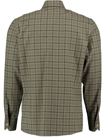 OS-Trachten Jagdhemd Xirema in khaki/schlamm