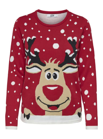 JDY Pullover 'LUCIA X-MAS' in Rot