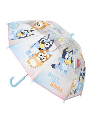 COFI 1453 Bluey Kinder Ø 71 cm Regenschirm manueller Bubble-Schirm & in Blau