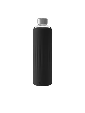 like. by Villeroy & Boch Glas-Trinkflasche To Go & To Stay 1 Liter in schwarz