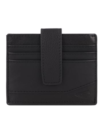 Camel Active Stone Kreditkartenetui RFID Schutz Leder 10.5 cm in black
