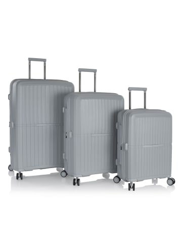 Heys AirLite 4 Rollen Kofferset 3-teilig mit Dehnfalte grey