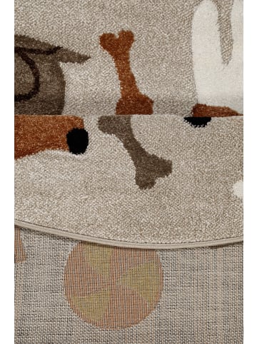 Smart Kids Teppich "Rocky & Friends" in Sand Beige Meliert/Braun
