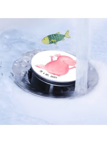 Mr. & Mrs. Panda waschbeckenstöpsel Axolotl Hurra ohne Spruch in Weiß