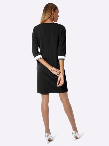 creation L Jersey-Kleid in schwarz