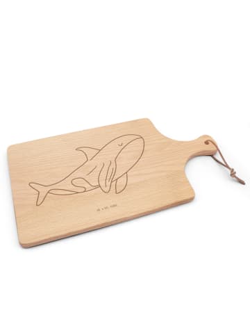 Mr. & Mrs. Panda buchenholz brett Orca ohne Spruch in Transparent