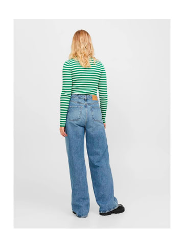 Jack & Jones Jersey in Grün/Weiß