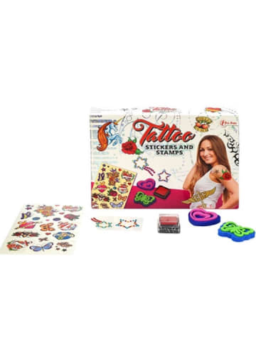 Toi-Toys Tattoo Set mit Tattoo Aufkleber und Stempeln Kindertattoos 6 Jahre