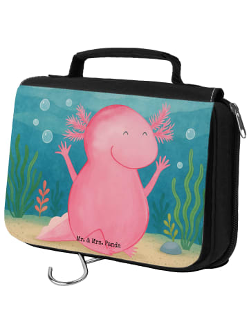 Mr. & Mrs. Panda Duschbeutel Axolotl Hurra Design ohne Spruch in Weiß