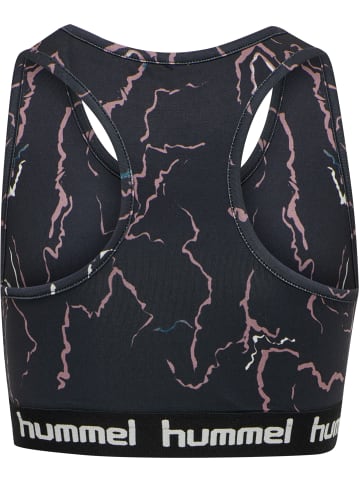 Hummel Top Ringerrücken Hmlmimmi Mädchen in CAVIAR/TWILIGHT MAUVE