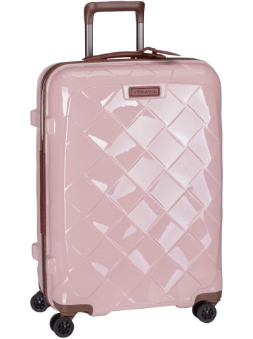 Stratic Koffer & Trolley Leather & More Trolley M in Rose